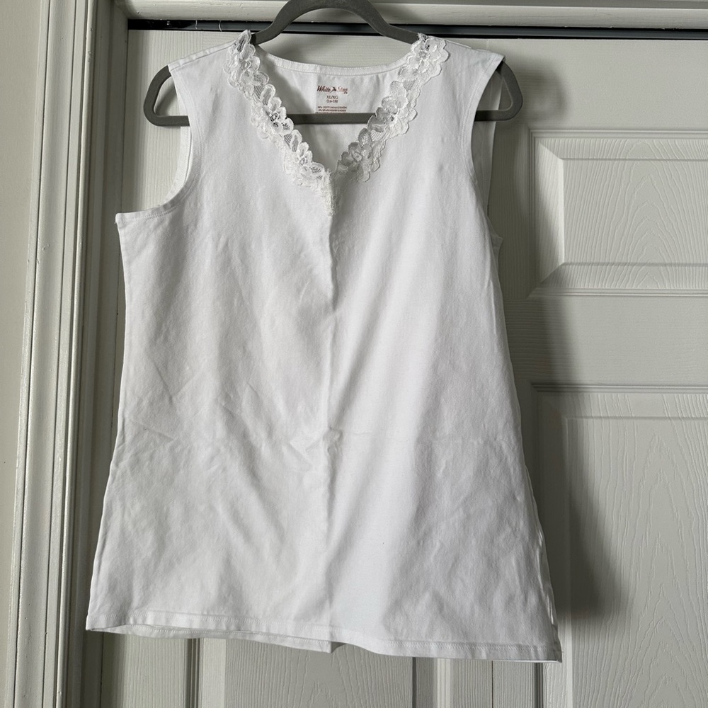 EUC White Stag white tank top